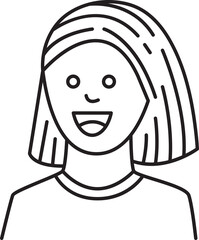 Girl Cartoon Avatar Illustration