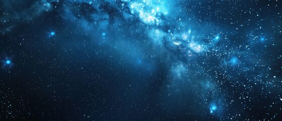 Obraz premium Starry Night Galaxy