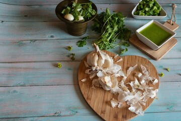 Canarian coriander sauce