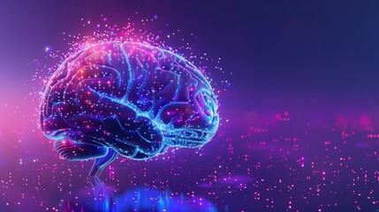 Brain Forming New Neuronal Connections with Code and Gradient Colors