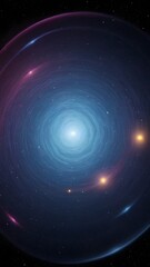 A stunning view of a spiral galaxy featuring glowing stars and intricate spiral arms.