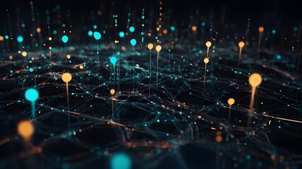 Obraz premium background with lots spots