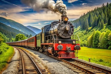 Fototapeta premium old locomotive