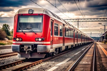 train on the railway