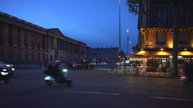 Paris, France, Evening City Walk
