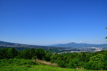 沼田市河岸段丘ビューポイントからの眺望（群馬県）