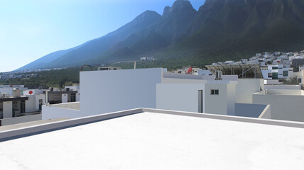 Techo impermeabilizado con impermeabilizante