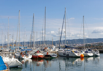Yacht port in Trieste