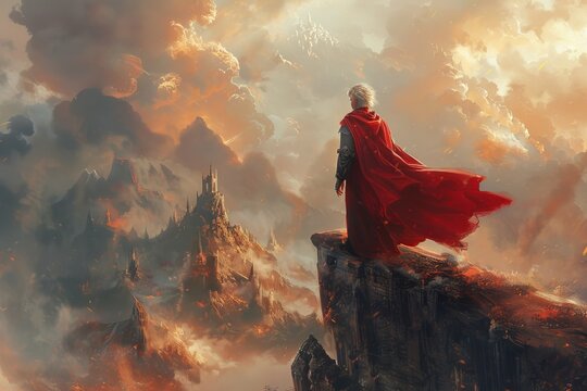 Majestic cover for historical fantasy novel, Generative AI - Powered by Adobe