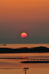 あかしあ公園から日本海を望む（新潟県）