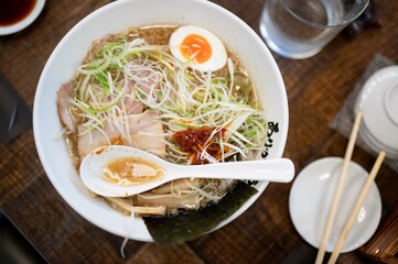 Bowl of Authentic Japanese Ramen