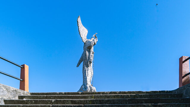 The village of Quito located in the panecillo of Ecuador