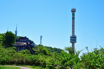 Obraz premium 弥彦山パノラマタワー（新潟県）
