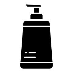 Illustration of Body Wash Glyph Icon 