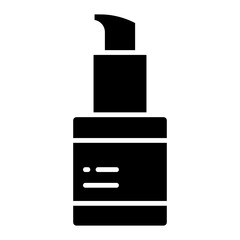 Illustration of Serum Glyph Icon 