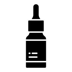 Illustration of Serum Glyph Icon 