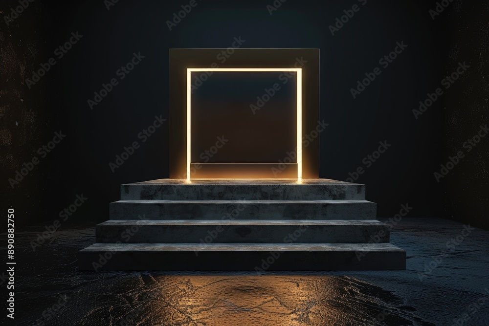 Poster a dimly lit room with a single light source, often used for ambiance or creating a cozy atmosphere