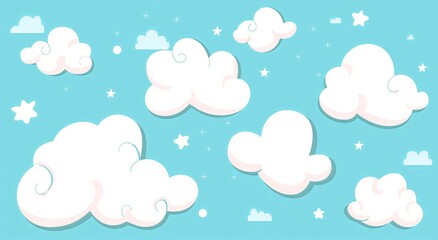 Starry Sky with Clouds

