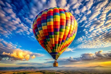 Obraz premium hot air balloon in flight