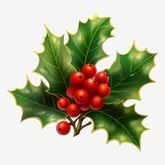 Watercolor cartoon flower