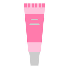  Illustration of Eye Cream Flat Icon . Vector Design