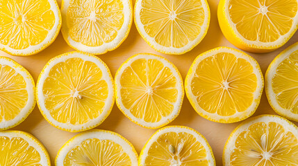 citrus fruit slices on yellow background