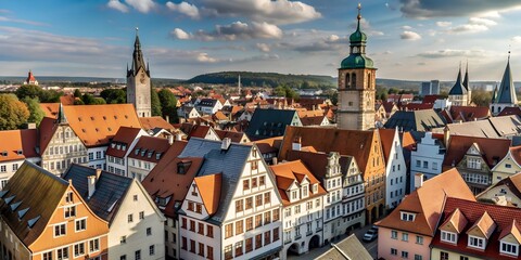 Obraz premium View of Germany, background