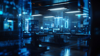 
Qualcomm Zeroth NPU Illuminated by the Glow of Cutting-Edge Technology in a Futuristic Laboratory Setting