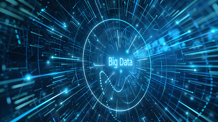 Fototapeta premium Big Data Analytics and the Impact of Data-Driven Decision Making in Modern Enterprises and Technological Advancements 