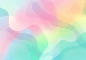 Abstract Wavy Pastel Background
