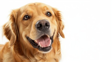 Portrait of a golden retriever - the world's best dog