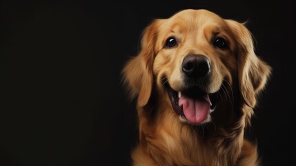 Portrait of a golden retriever - the world's best dog