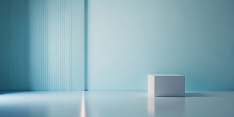 Abstract minimalist shapes in a render , geometric, modern, simplicity, design, digital, art, creative, futuristic, lines