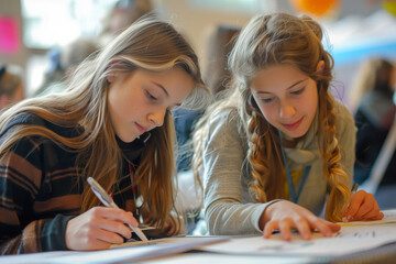 Young Bakers Check Their Fundraising Progress at Local Bake Sale