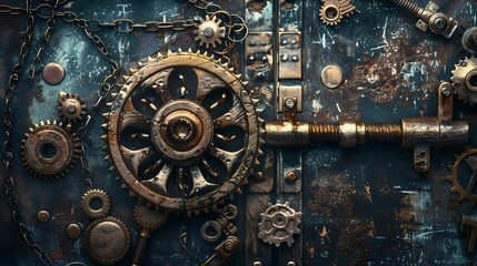 Fototapeta premium Brain and its key, Concept of creativity, ideas, inspiration, intelligence, thoughts, strategy, memory, innovation, education, learning,psychology