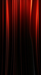Fototapeta premium Red Lines Vertical Bars on Black Background, Abstract Image, Texture, Pattern Background, Wallpaper, Smartphone Cover and Screen, Cell Phone, Computer, Laptop, 9:16 and 16:9 Format