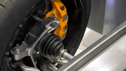 Obraz premium Drive system in electric cars
