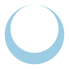 爽やかな月輪アイコン