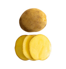 potatoes isolated