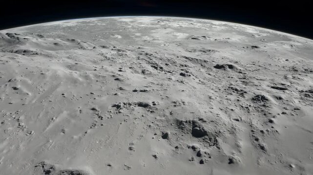 Lunar Surface and Horizon