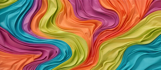 Obraz premium wrinkly wavy paper colorful background