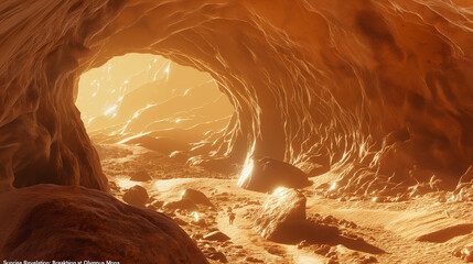 "Mars Underground: Alien Habitats Revealed"