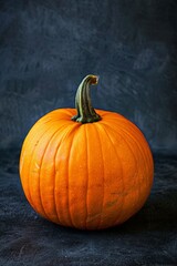 Mystic photo of Halloween Pumpkin, isolated on black background