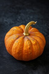 Fototapeta premium Mystic photo of Halloween Pumpkin, isolated on black background