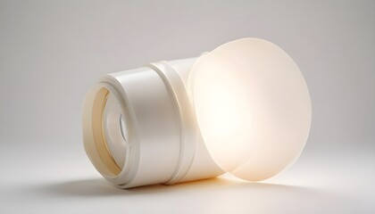 Clear Plain Shiny Soft Vintage Bokeh Cloudy Wave Like Geometric White Background or Texture