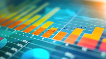 Economic and financial charts and graphics.