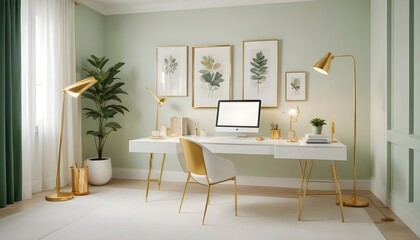 Photo interior modern design room 3d illustration