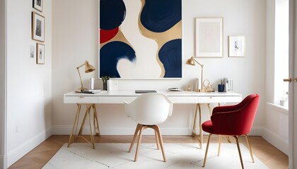 Photo interior modern design room 3d illustration