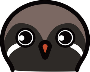 可愛いヤンバルクイナのイラスト・アイコン