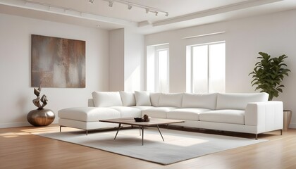 Fototapeta premium Photo interior modern design room 3d illustration